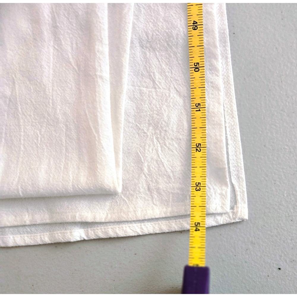 Just Fashion Now NWT white maxi cotton dress S with Side Slit - Picture 5 of 16